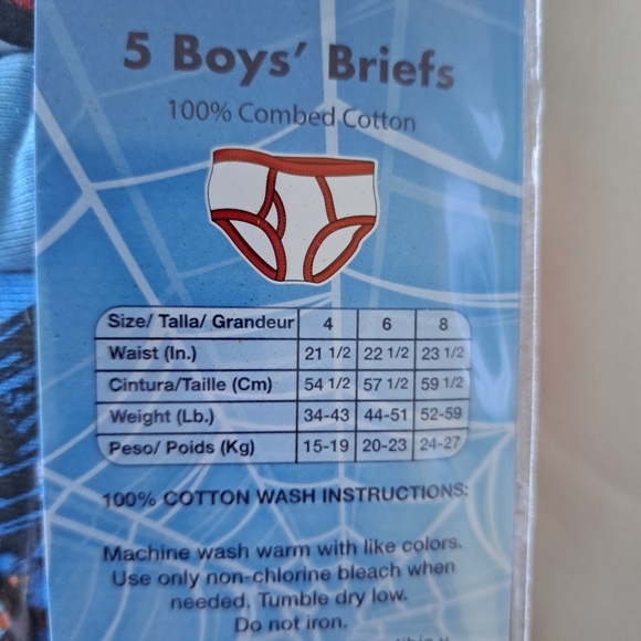 Spiderman boys briefs size 8 new - Picture 3 of 4
